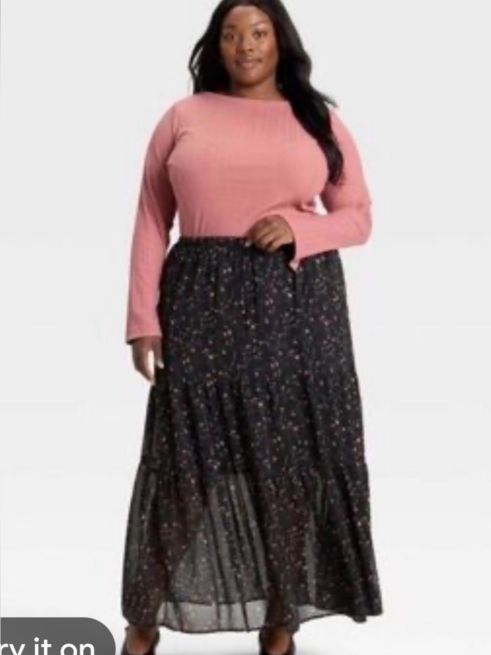 Ava & Viv Maxi Floral Skirt